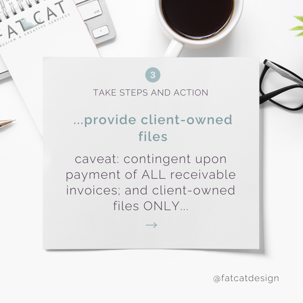 Fat Cat Design article - how to prevent a toxic client relationship - 3 - take steps and actions in the event of toxic client behavior