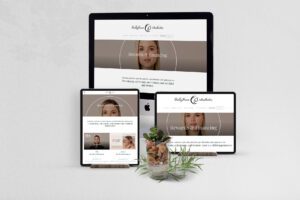 CollaJenn Aesthetics anti-aging services website redesign in Weebly