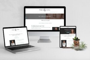 CollaJenn Aesthetics anti-aging services website redesign in Weebly