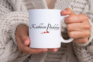 Fat Cat Design logo design for Author Kathleen Pendoley