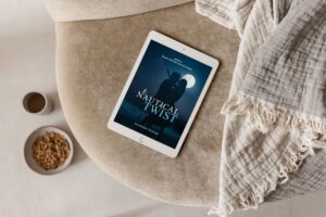 e-book cover design for romance author Kathleen Pendoley - "A Nautical Twist"