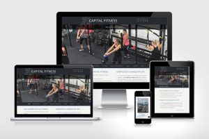 Website for Chris Capilli and Capital Fitness in Carver, Massachusetts