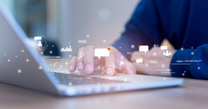 communicate by message, email, internet