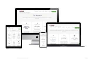 Compelling Fitness Services section of website