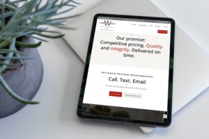 Fat Cat Design website design for Wagner Masonry, LLC