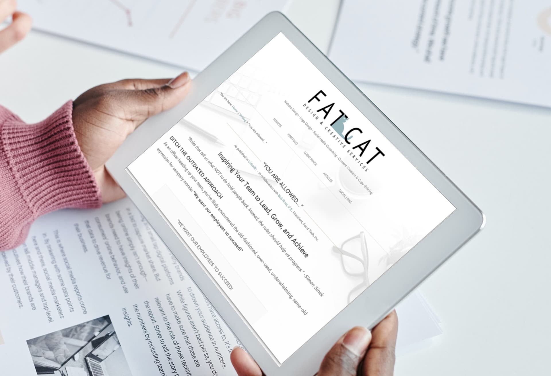 Fat Cat Design Writing and Copyediting Services 