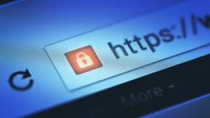 HTTPS-enabled padlock