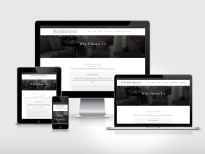 multiple screen displays for Massachusetts residential real estate appraisal firm website