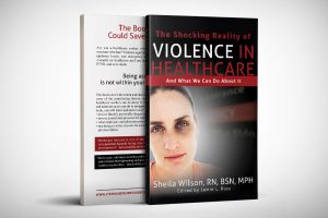 paperback cover design for The Shocking Reality of Healthcare Violence